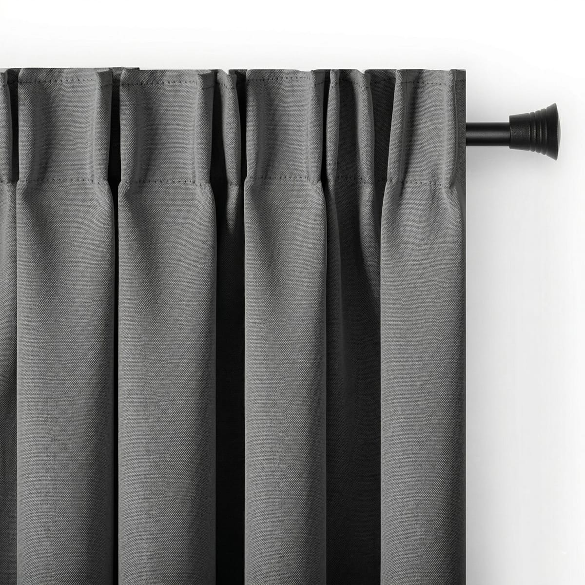 Draperie Blackout cu rejansa Gri 140x262 cm – Opacitate 90%