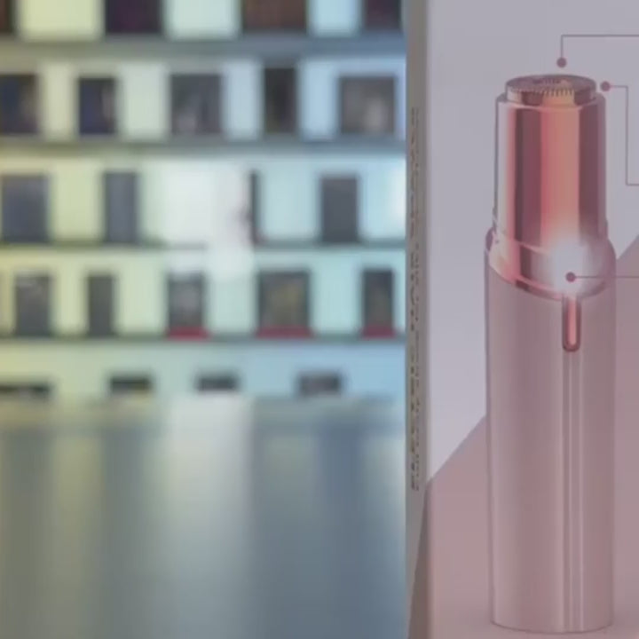 Epilator Facial Flawless pentru Femei, Portabil, Funcționare cu Baterie