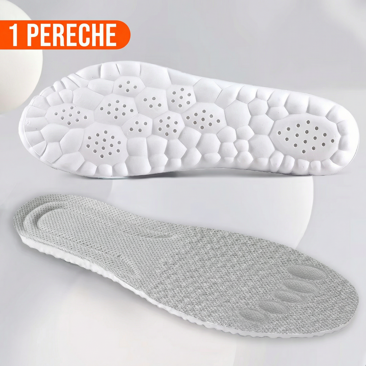 Cele două branțuri văzute pe ambele fețe, cu mențiunea 1 pereche