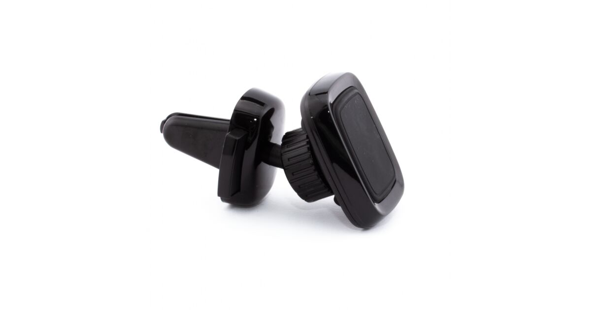 Suport magnetic rotativ 360° negru pentru smartphone