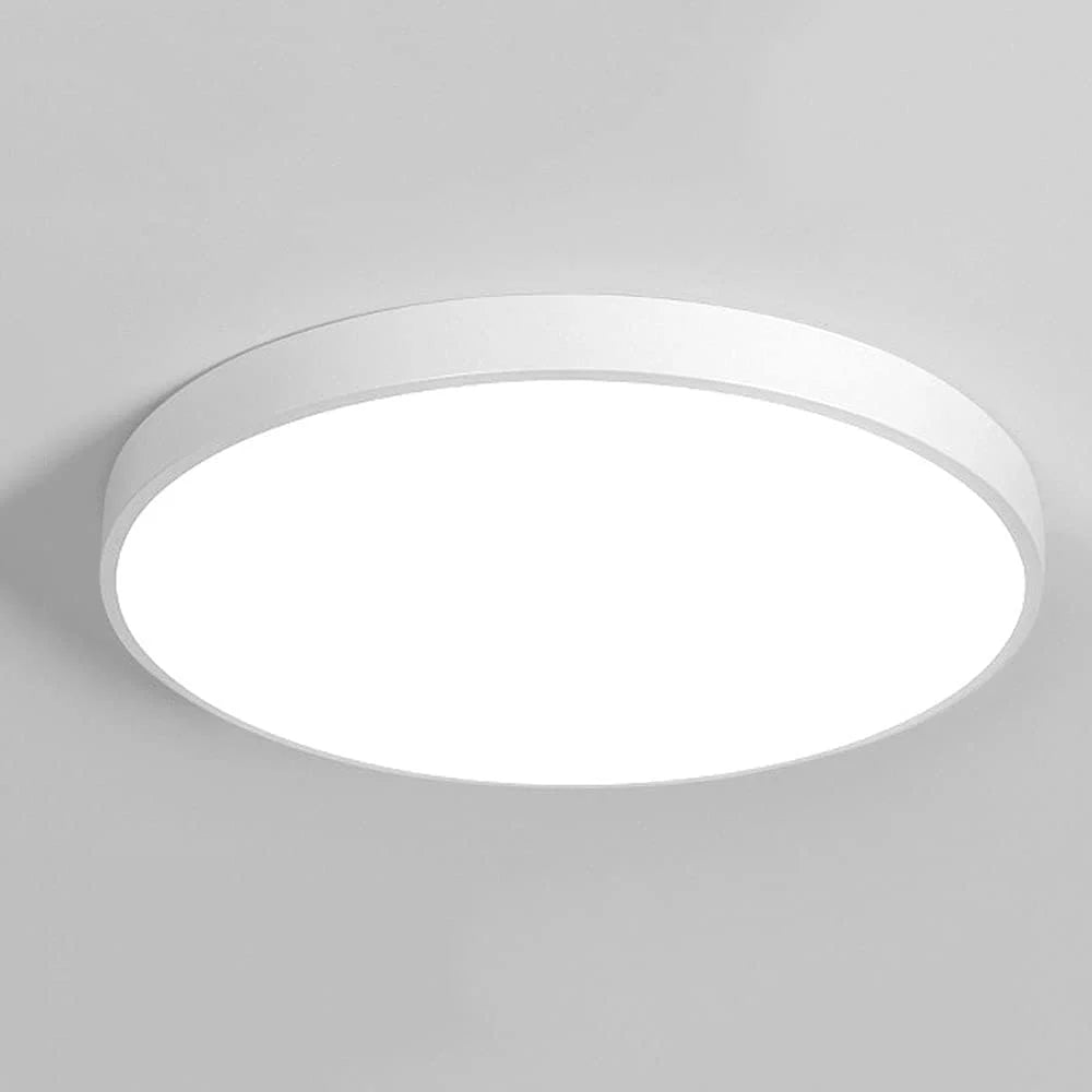 Plafoniera LED Rotunda Ultra-Thin 50cm, IP44 pentru Baie, Lumina Puternica Alb Rece (Echivalent 600W), Design Slim