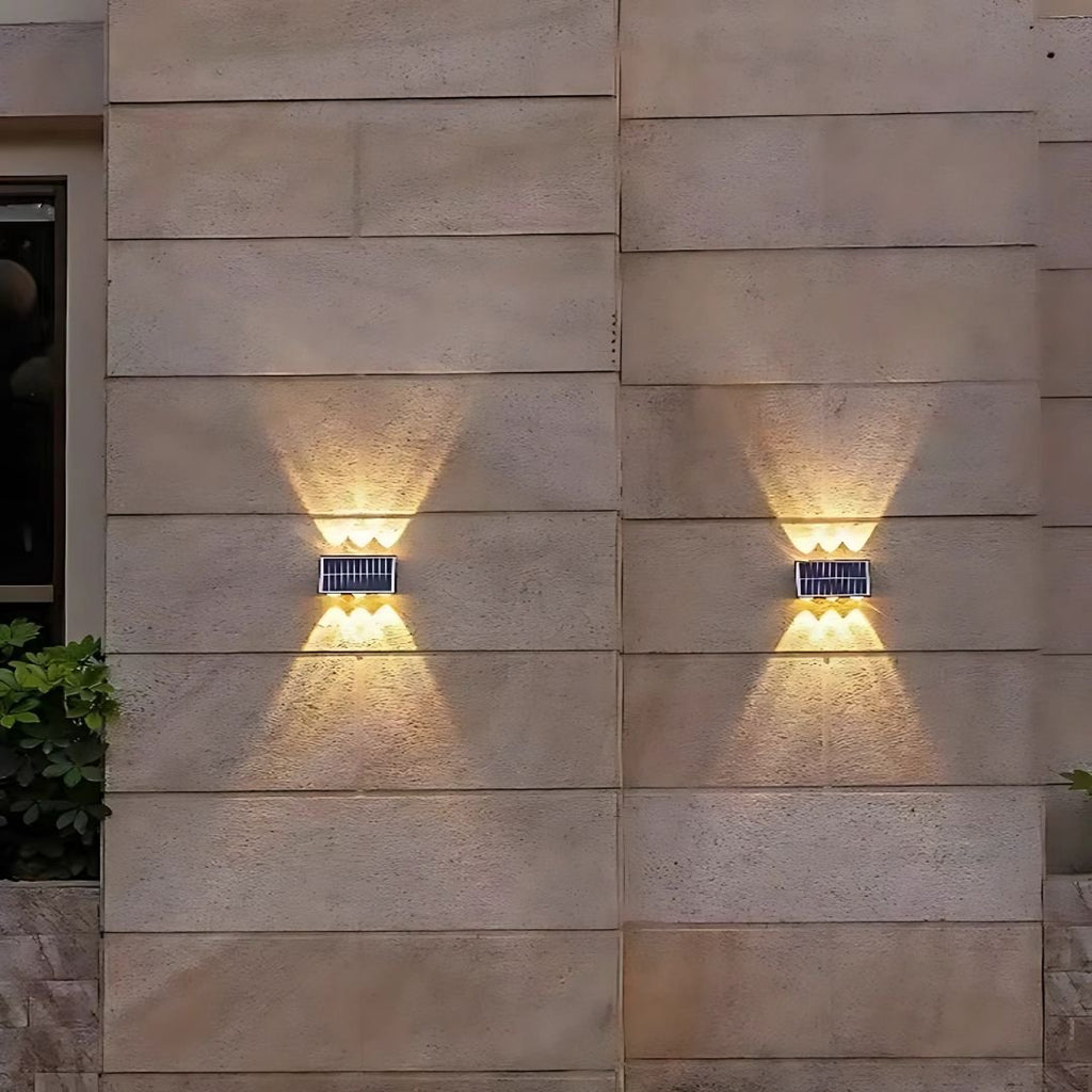 Aplica LED exterior 6W solara, perete, lumina automata