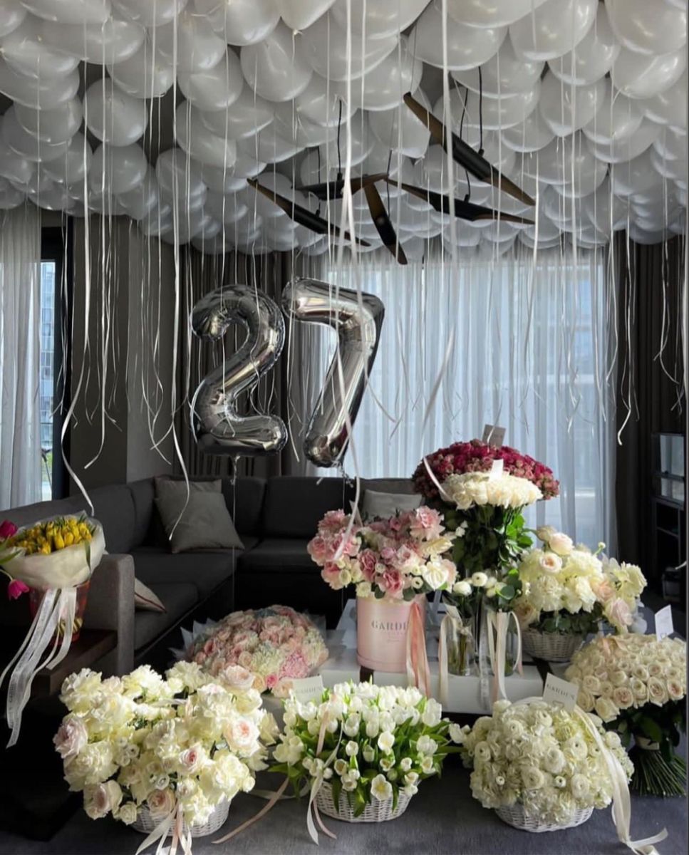 Balon din folie argintie, cifra aniversara 7, 80 cm