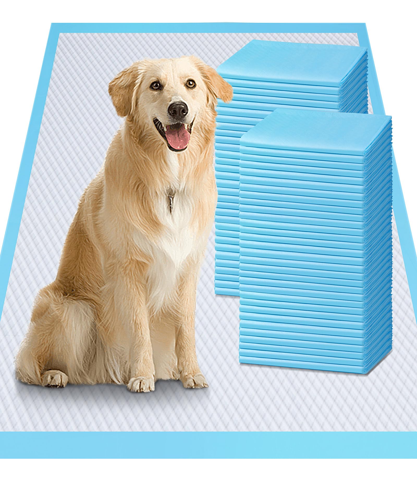 Scutece igienice pentru caini 60x60 cm, 50 bucati, pad-uri absorbante pentru dresaj si protectie podea