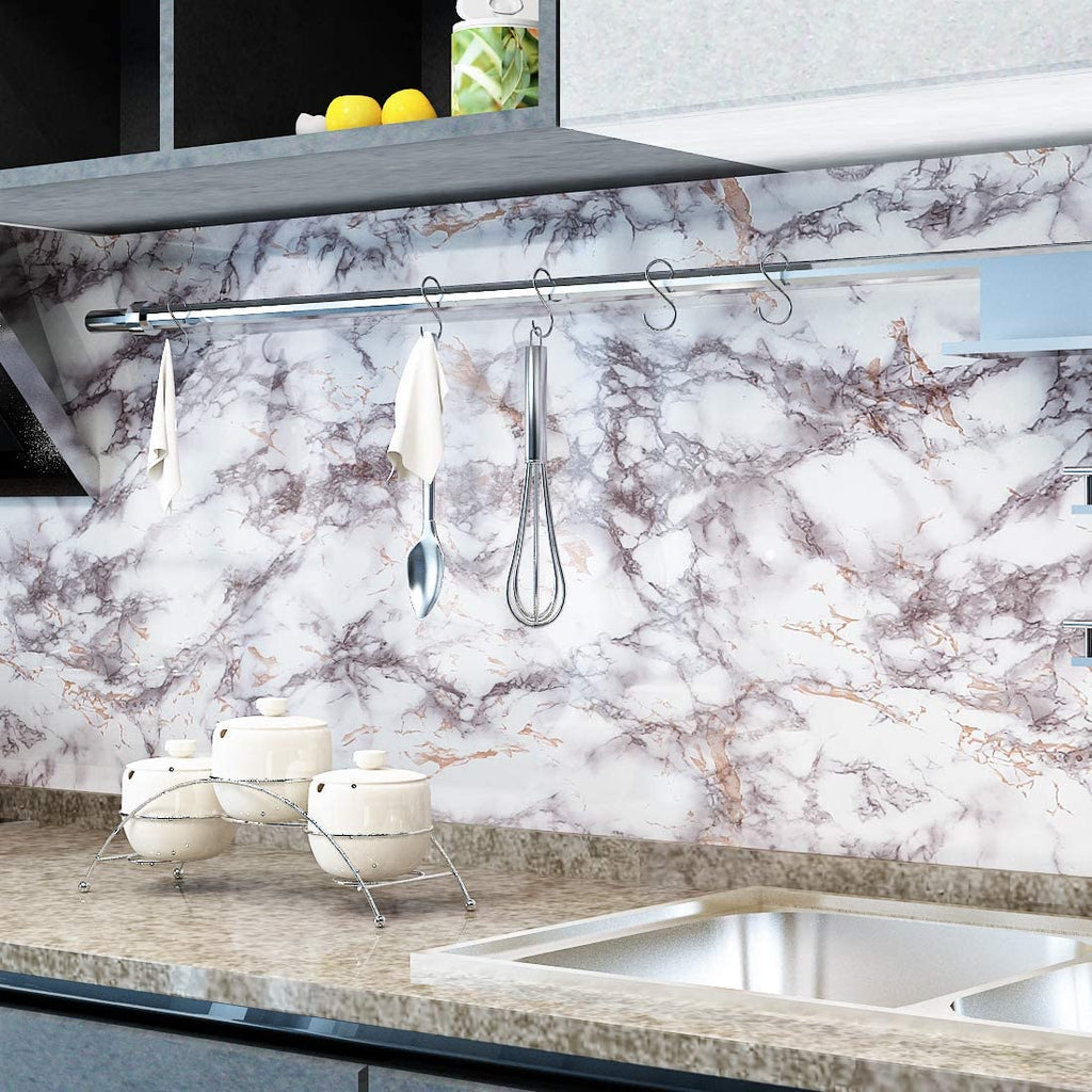 Folie Autocolantă Model Marmură, pentru Mobilier, Blat, Pereți