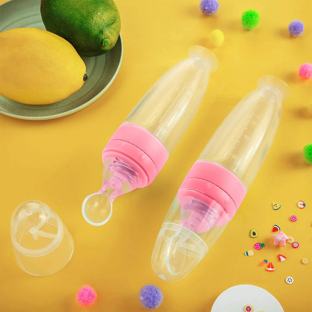 Linguriță cu rezervor gradat bebeluși 20.3cm fără BPA