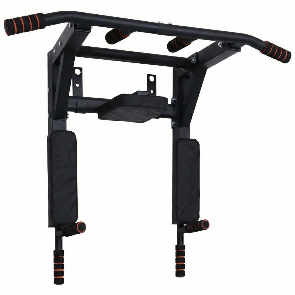 Bara pentru Tractiuni cu Fixare pe Perete, Otel Ranforsat, Capacitate 120 kg, Fitness si Calisthenics