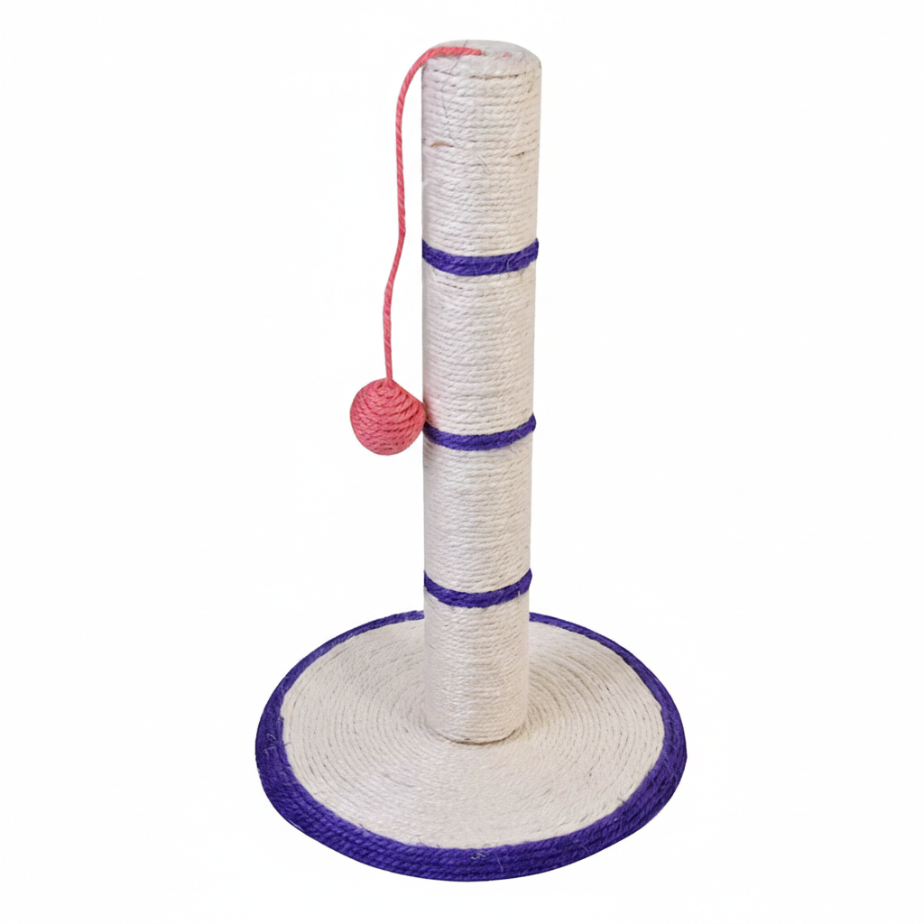 Stalp de Zgariat pentru Pisici cu Jucarie – Rezistent si Stabil