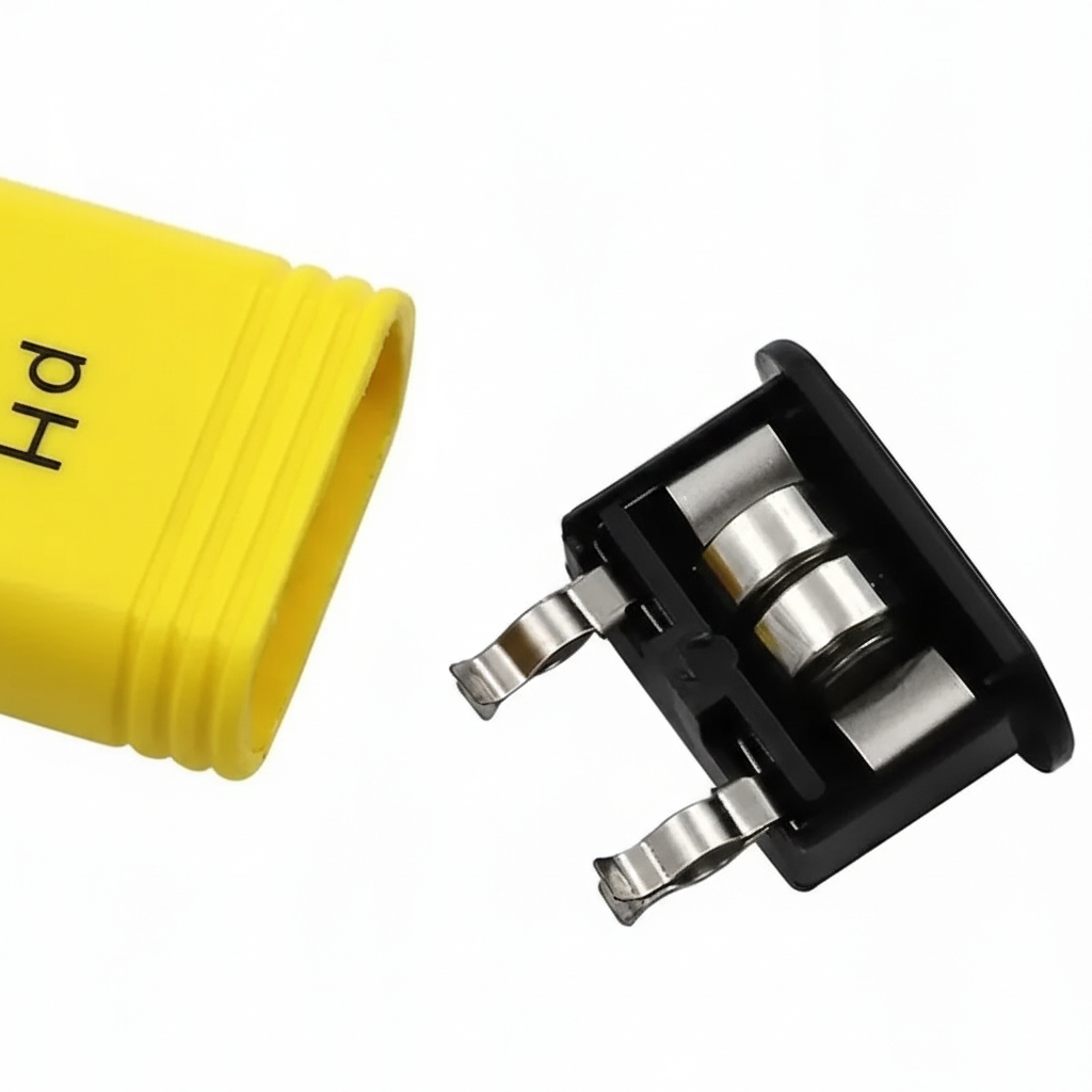 Tester digital pH cu autocalibrare, 3 solutii tampon incluse