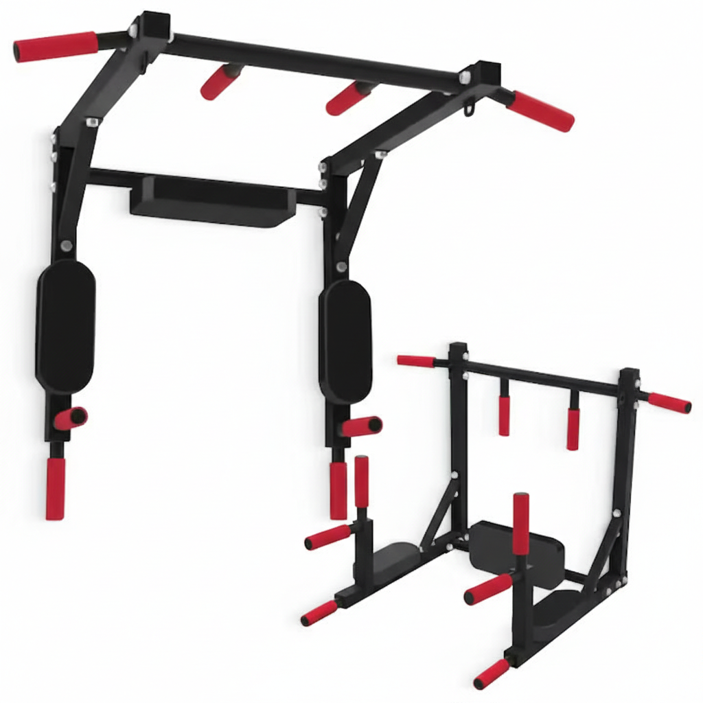 Bara multifunctionala pentru antrenament, tractiuni si exercitii 2 în 1