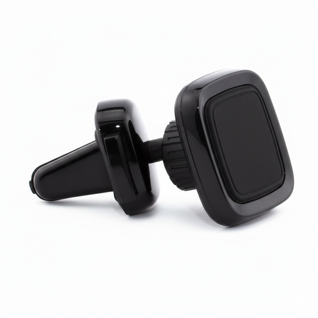 Suport pentru telefon, auto cu magnet, negru