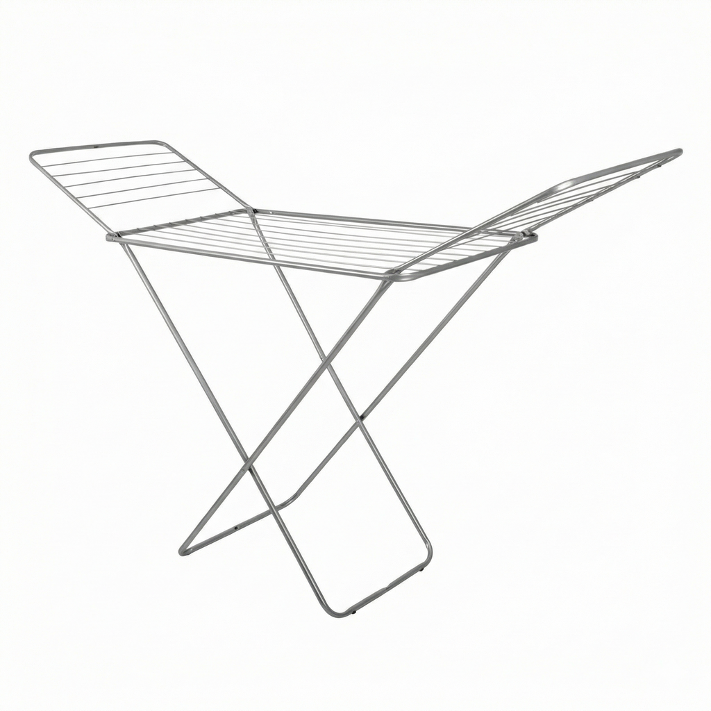 Uscator de Rufe Pliabil, Metalic, 180 x 54 x 80 cm, Tratament Anticoroziune