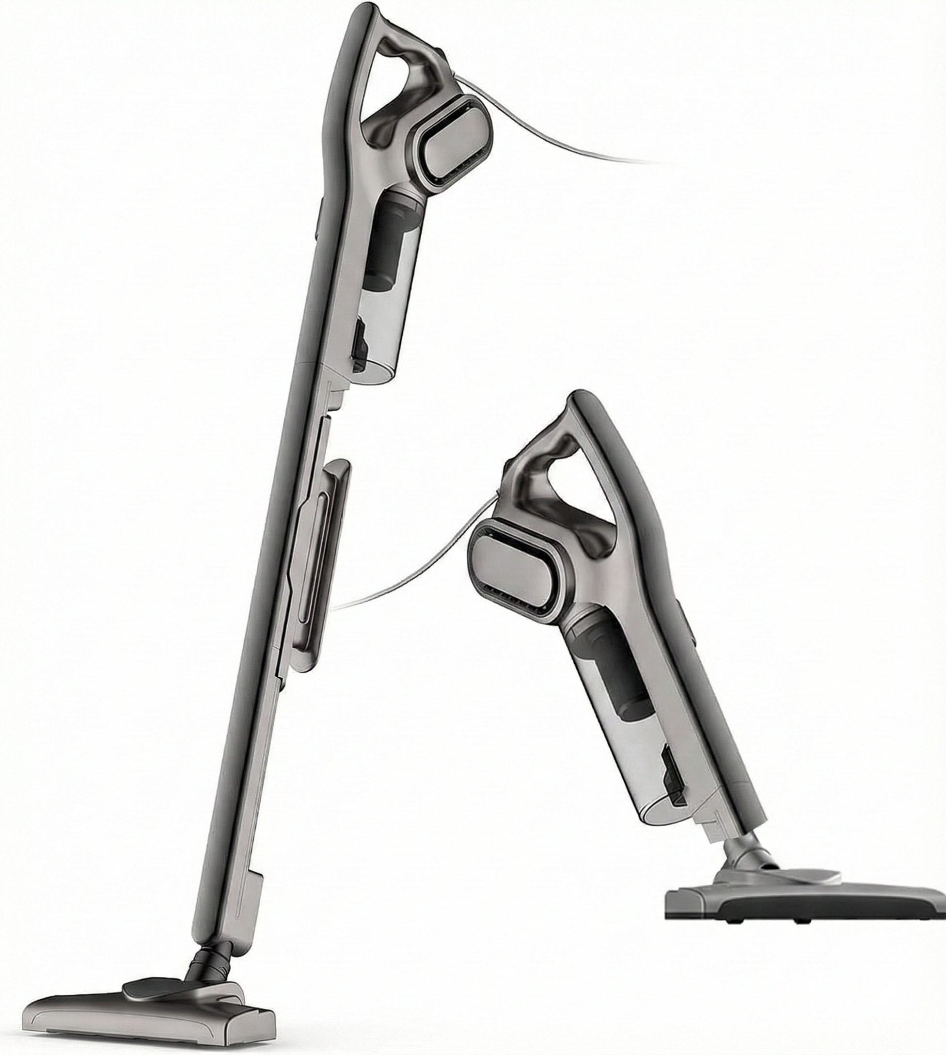 Aspirator Vertical 2 în 1, Fara Sac, 600W, Portabil