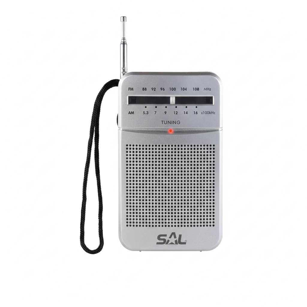 Mini radio portabil AM/FM, cu baterii si receptie puternica, model ICF-961, ideal pentru uz zilnic si calatorii