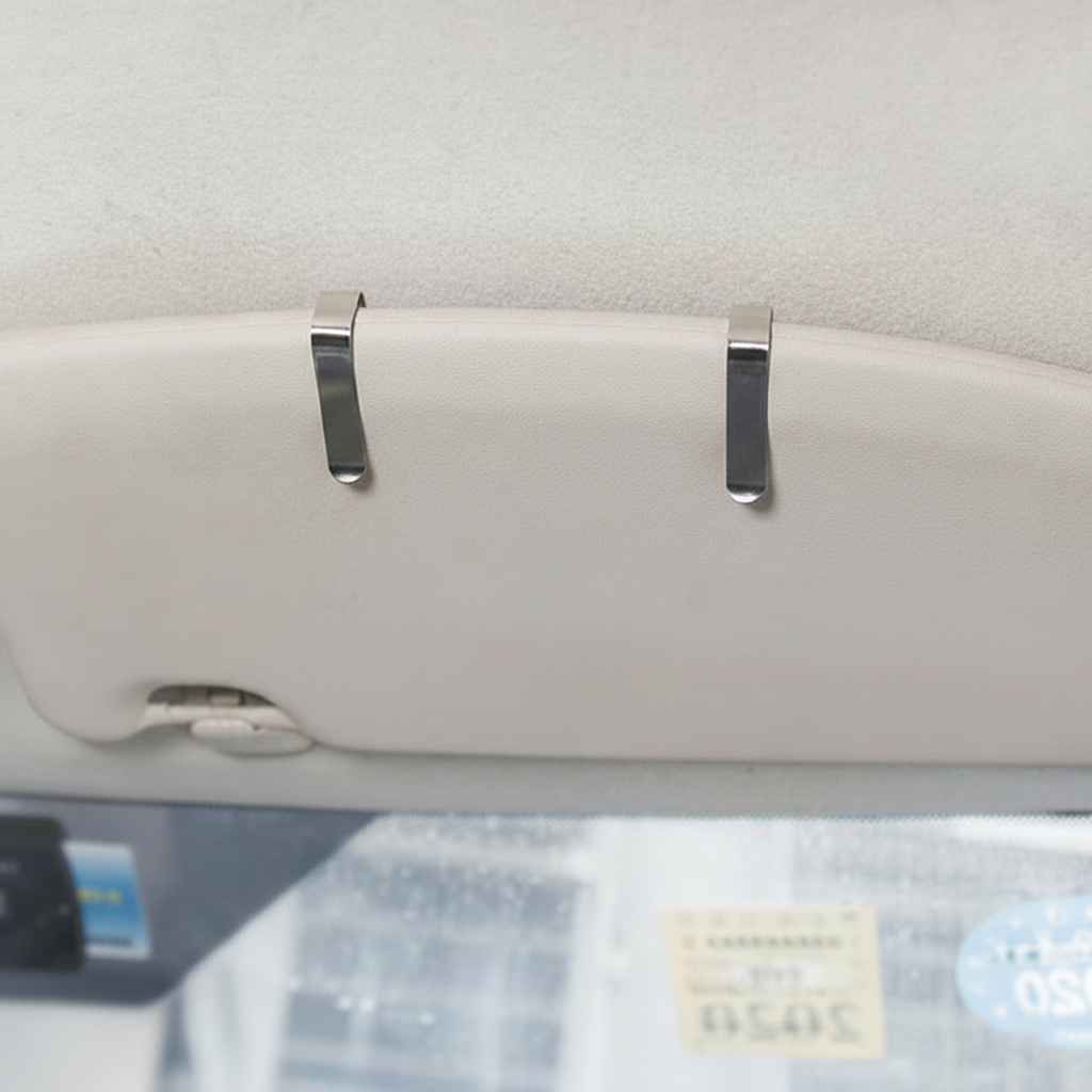 Oglinda machiaj auto adeziva pentru parasolar, format mare