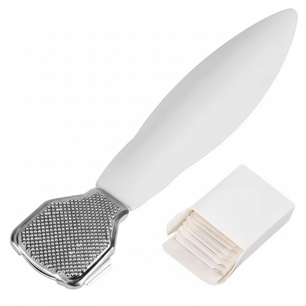 Aparat de Curatat pentru Calcaie cu lame Interschimbabile