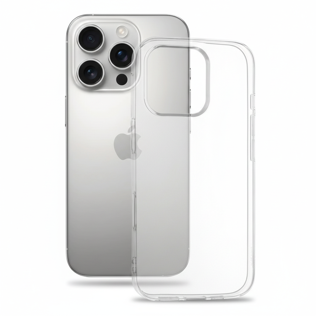 Husa iPhone 16 Pro transparenta anti-shock - transparent