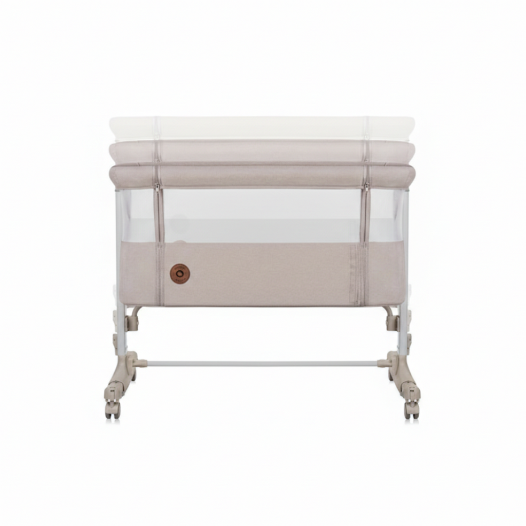 Patut co-sleeper, 3 in 1, Cu leganare si setare unghiulara, saltea, 0 luni+