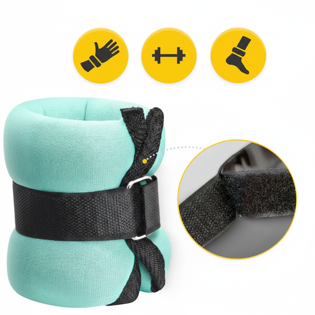 Set 2 Greutati pentru Glezne si Incheieturi, 2 x 0.5 kg