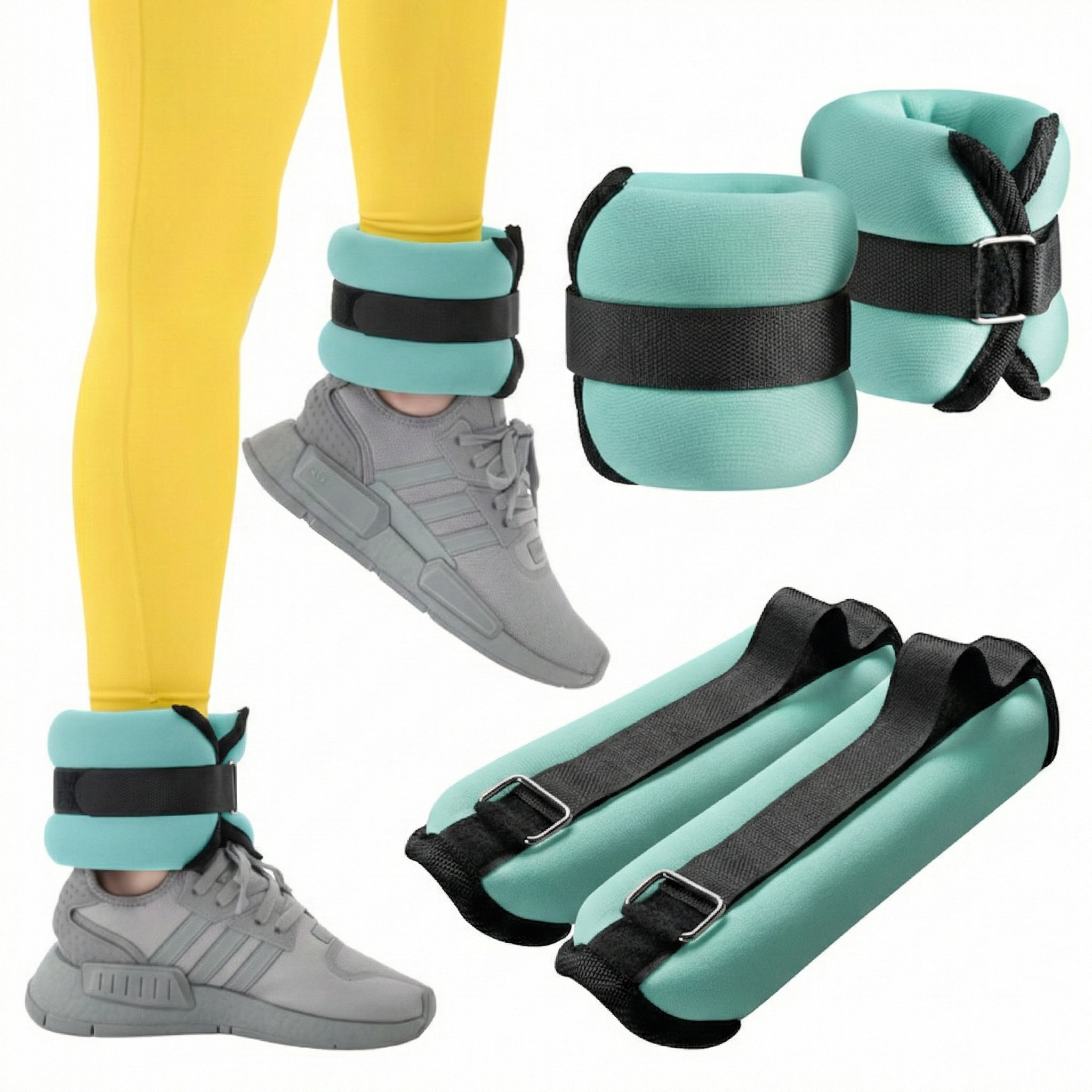 Set 2 Greutati pentru Glezne si Incheieturi, 2 x 0.5 kg