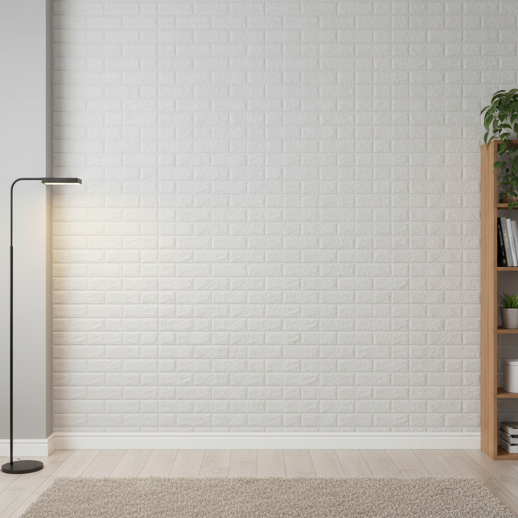 Tapet 3D Autoadeziv din Spuma, Texturat, Rezistent la Umiditate, 70 x 77 cm, 6mm grosime