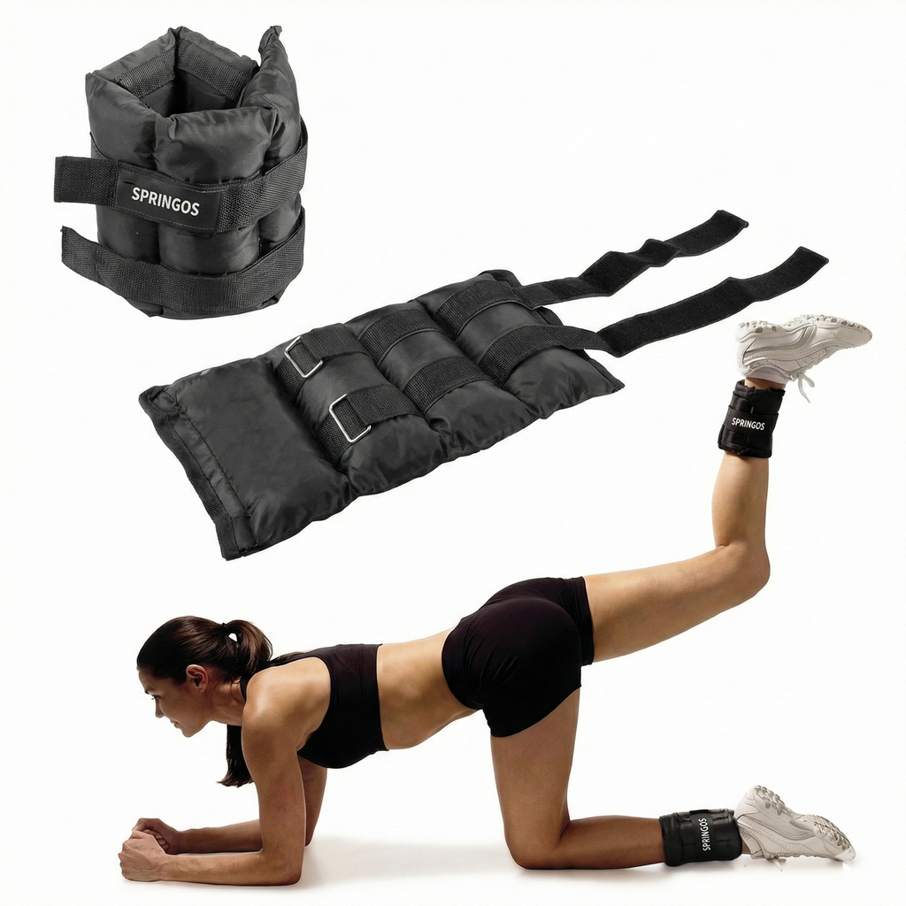 Greutati pentru glezne si incheieturi, set 2x2,5 kg