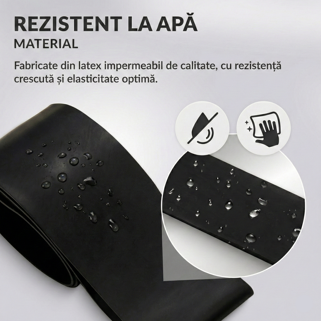 Banda Elastica Fitness Mini Power Band, 1.2 mm, Rezistenta Mare (15-20 kg)