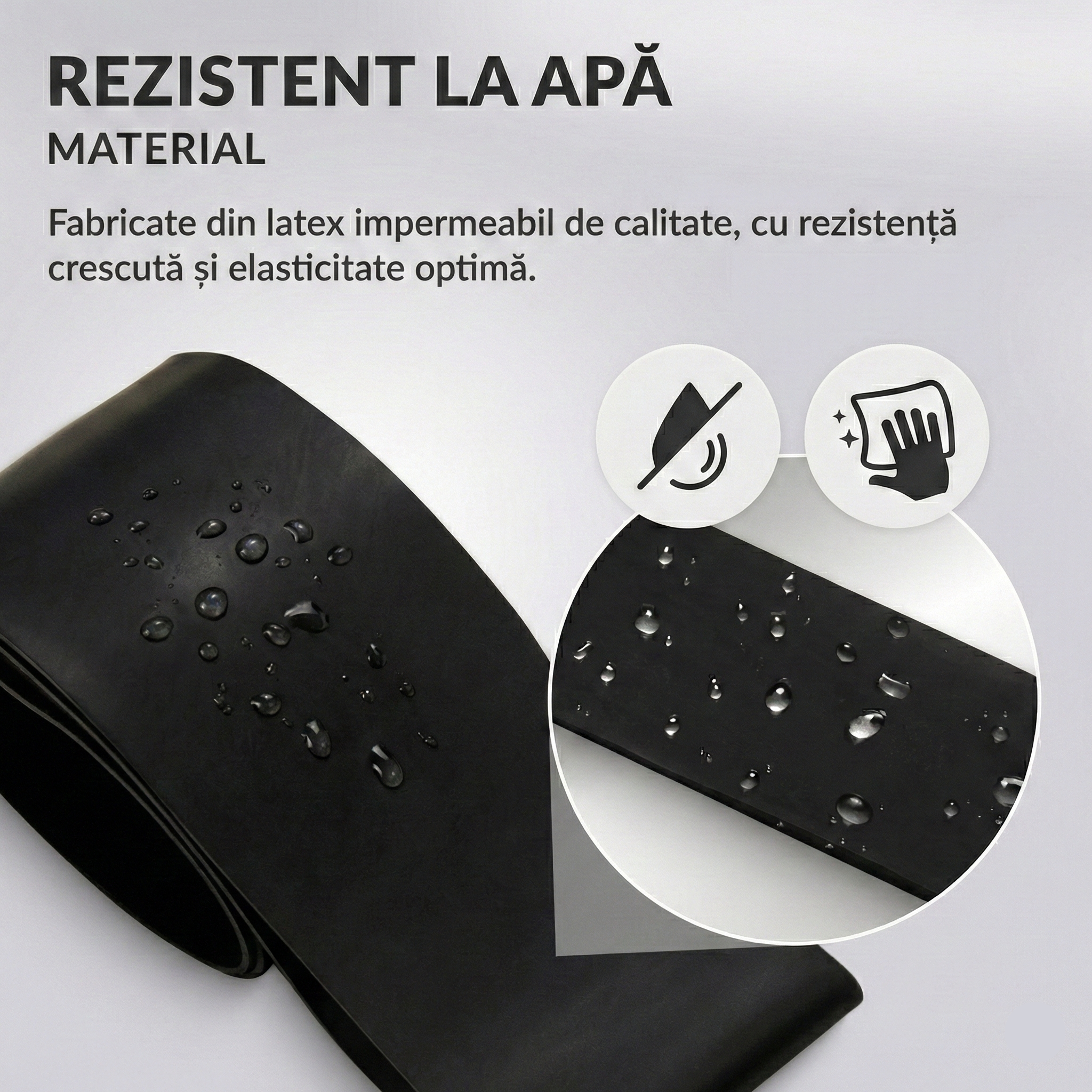 Banda Elastica Fitness Mini Power Band, 1.2 mm, Rezistenta Mare (15-20 kg)