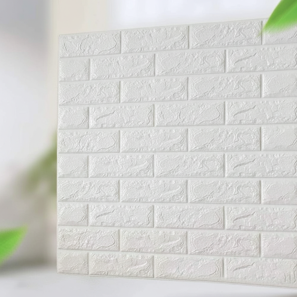 Tapet 3D Autoadeziv din Spuma, Texturat, Rezistent la Umiditate, 70 x 77 cm, 6mm grosime