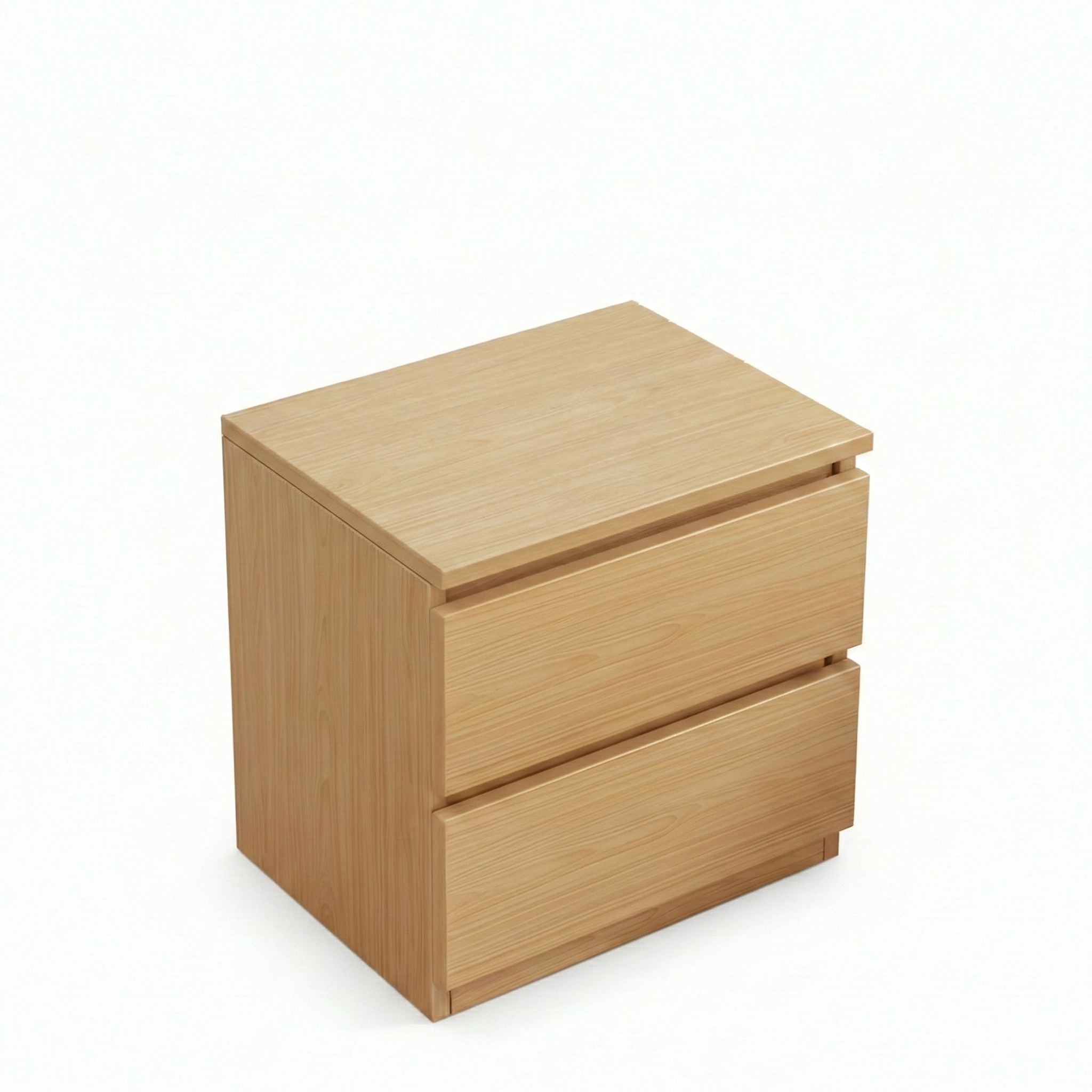 Noptiera Moderna cu 2 Sertare, Design Minimalist, 40x30x41 cm