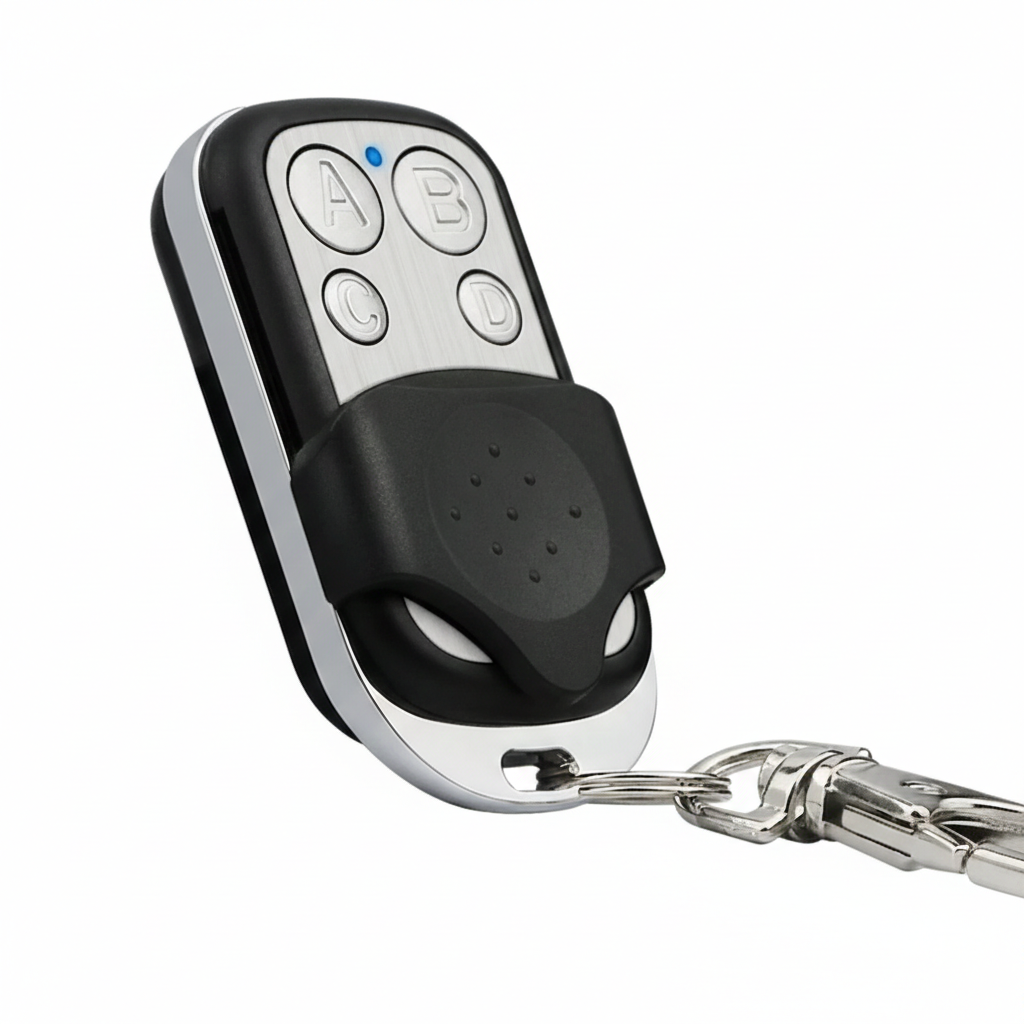 Telecomanda universala pentru poarta/garaj 433.92 MHz, cu 4 butoane, clonare pentru usi de garaj