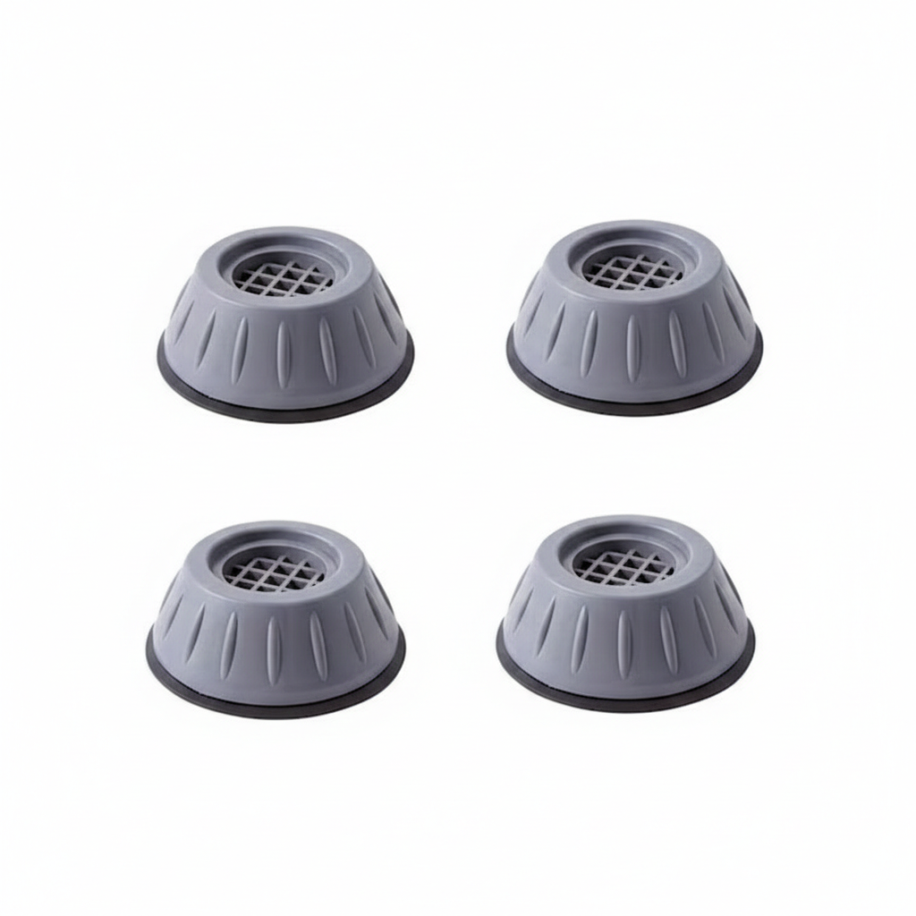 Set 4 Suporturi Antiderapante pentru Masina de Spalat, Picioruse Anti-Zgomot