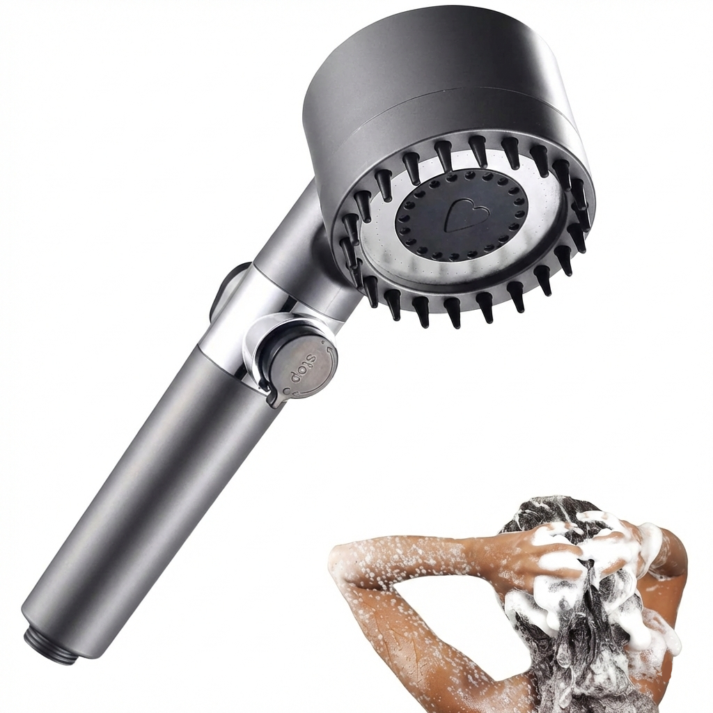 Para de Dus cu Filtru si Presiune Înalta, Functie de Economisire a Apei