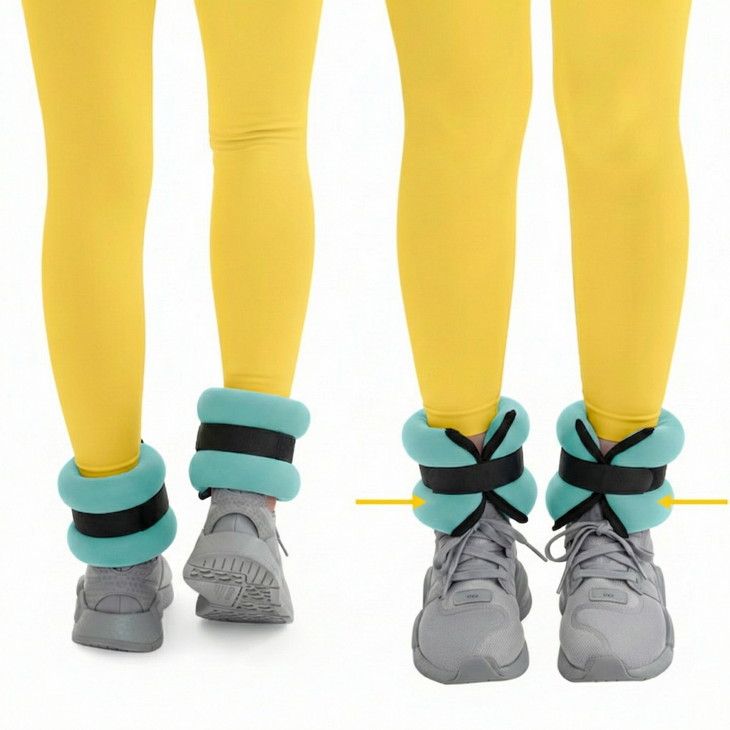 Set 2 Greutati pentru Glezne si Incheieturi, 2 x 0.5 kg