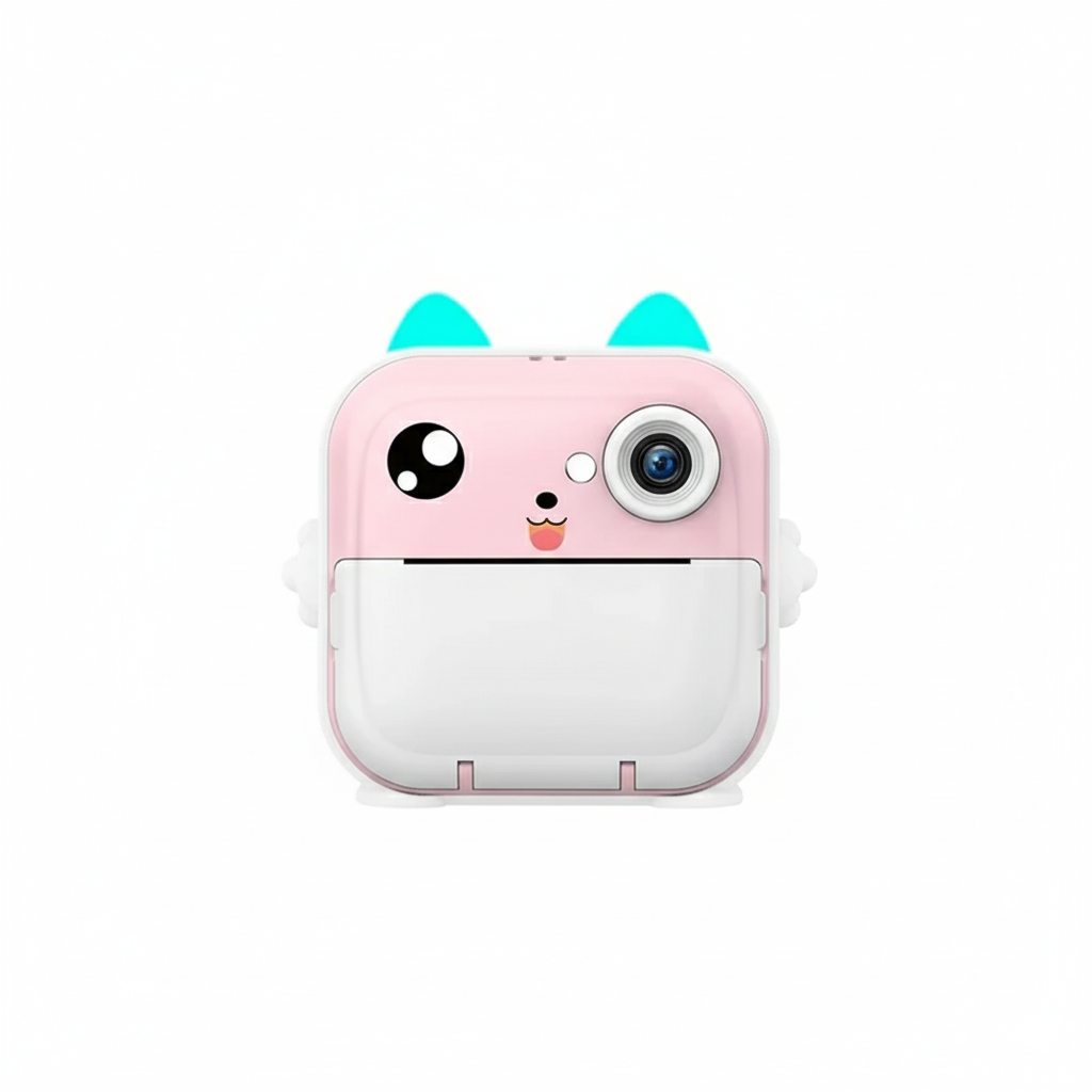 Aparat foto instant pentru copii, imprimare termica, fara cerneala, 24MP