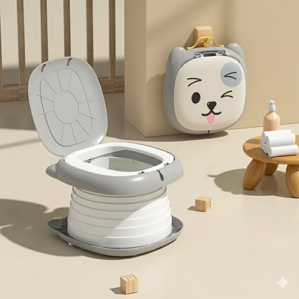 Oliță Portabilă Pliabilă pentru Copii, Ideală pentru Călătorii și Mașină