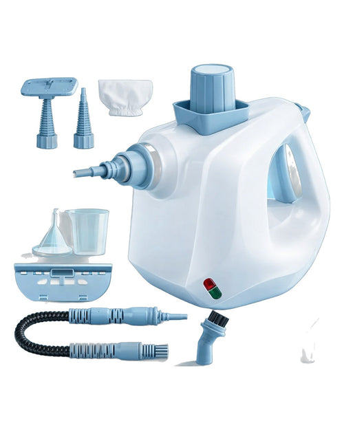 Aparat de curățat cu abur portabil, rezervor 250 ml, cu accesorii, fără detergenți, pe fundal alb
