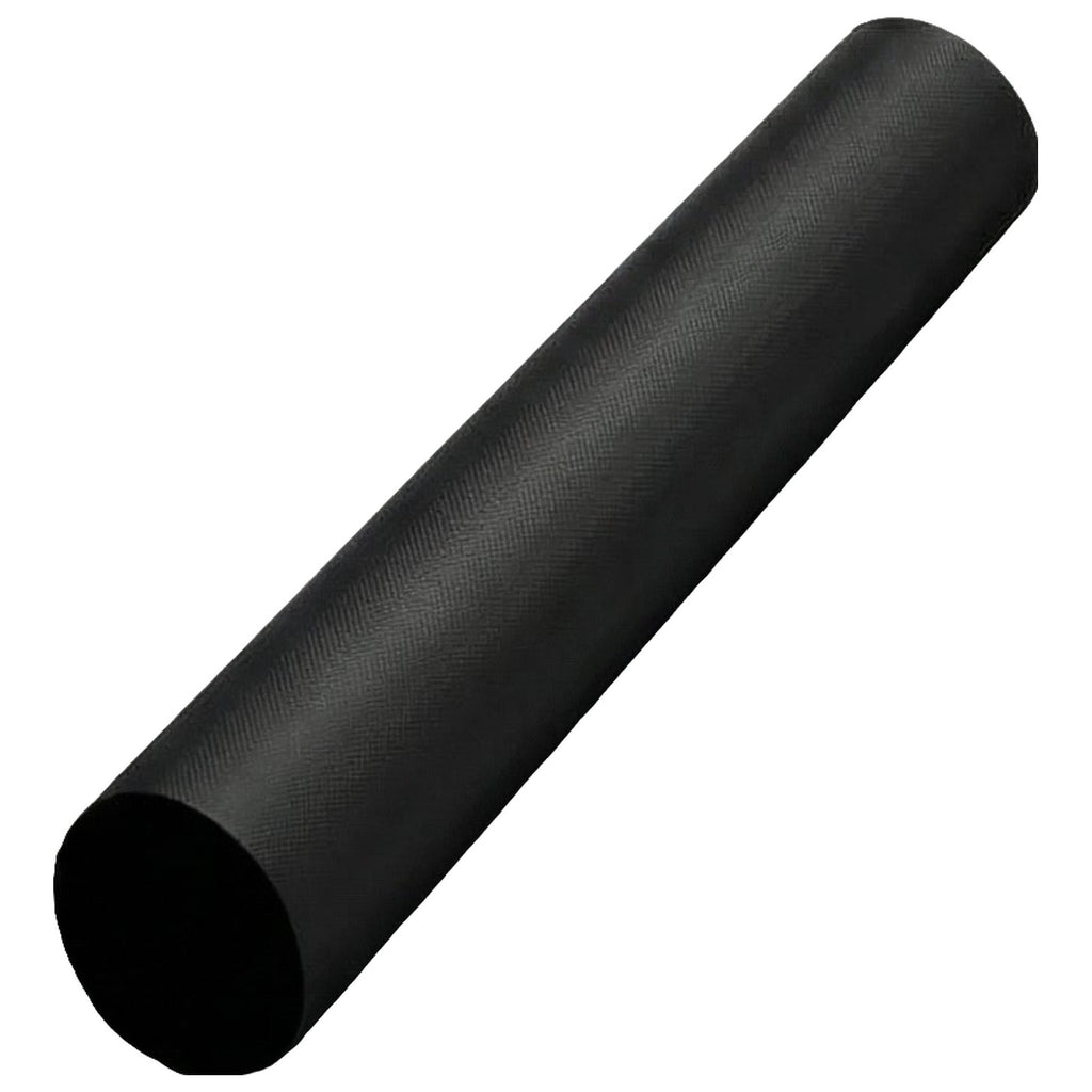 Covor antiaderent negru pentru cuptor, rulat, pe fundal alb
