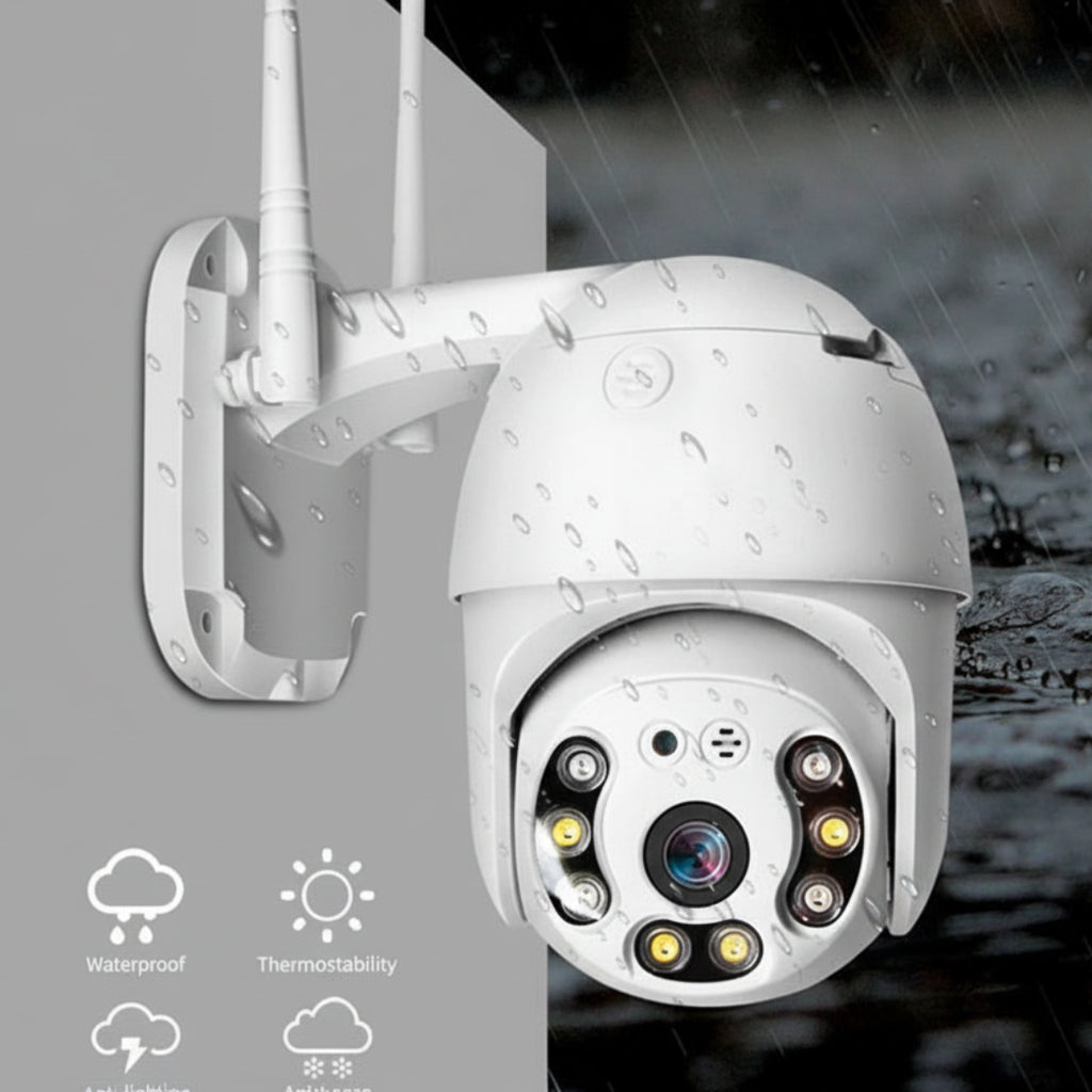 Cameră de supraveghere WiFi Full HD, 2MP / 3MP, vedere color noaptea, rotire 360°