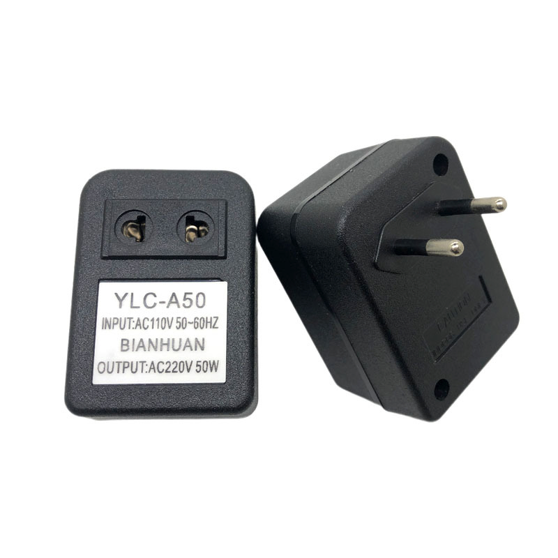 Transformator 220V–110V compact 50Hz pentru aparate SUA/Japonia