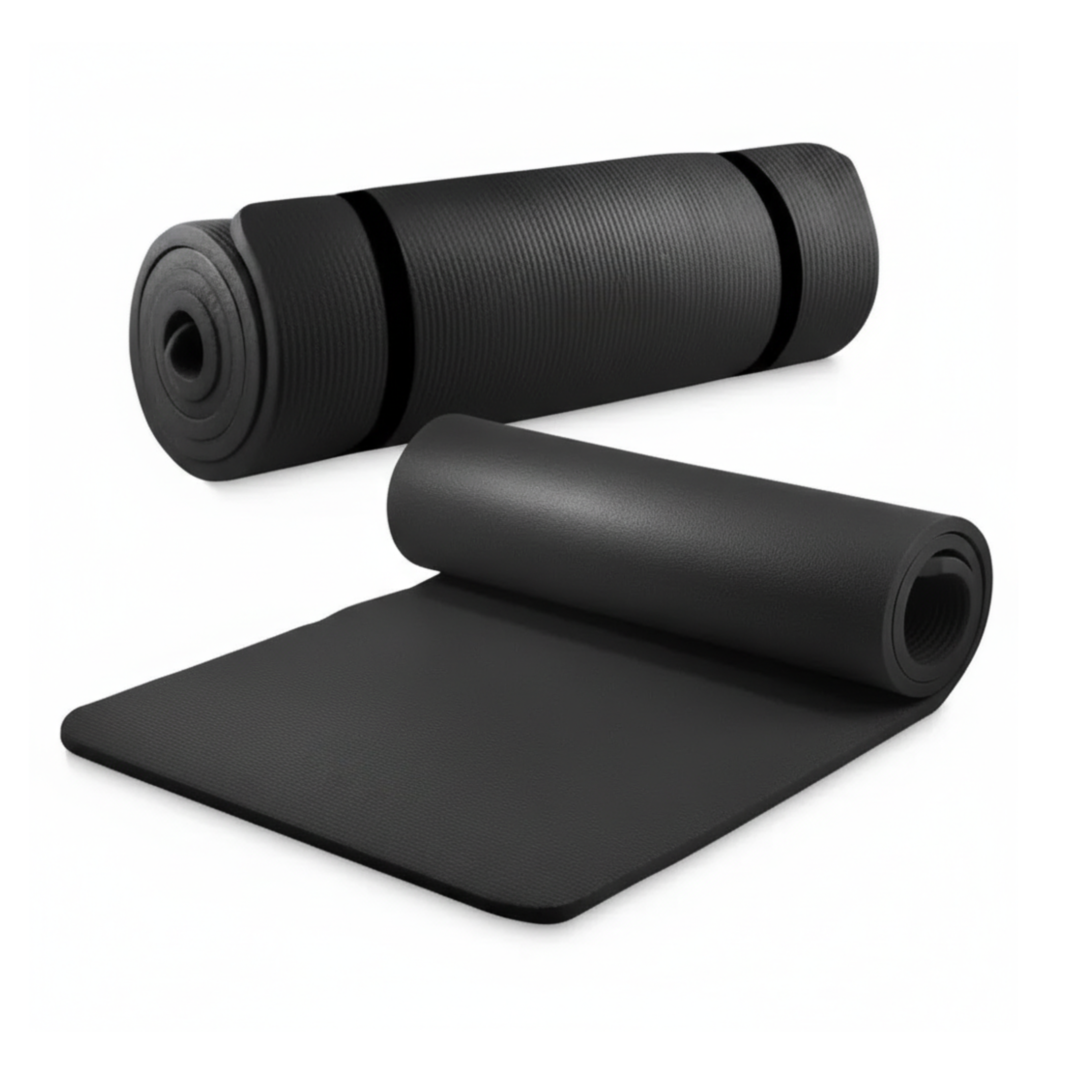 Saltea fitness NBR, antiderapanta, neagra