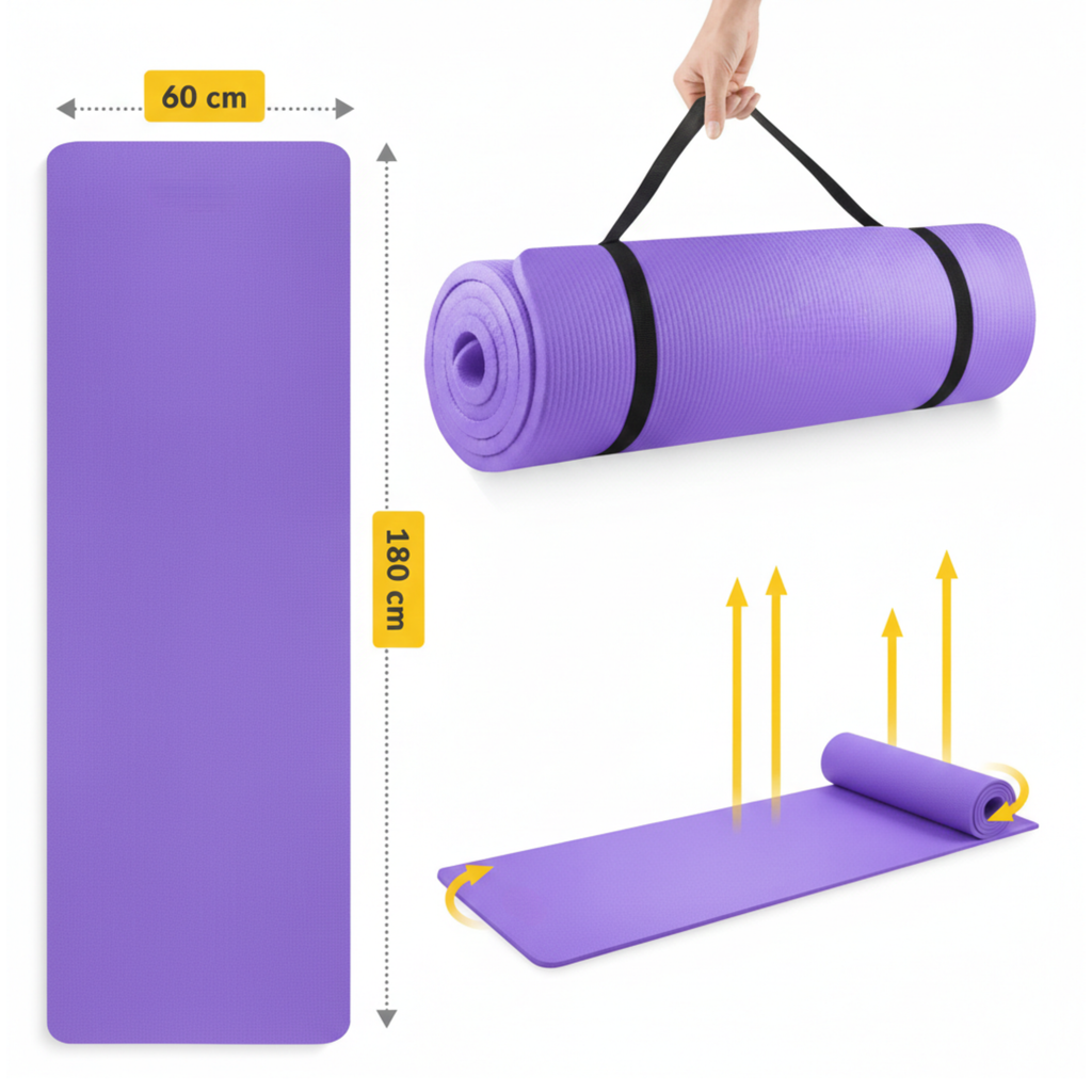 Saltea de exercitii NBR 1,5 cm