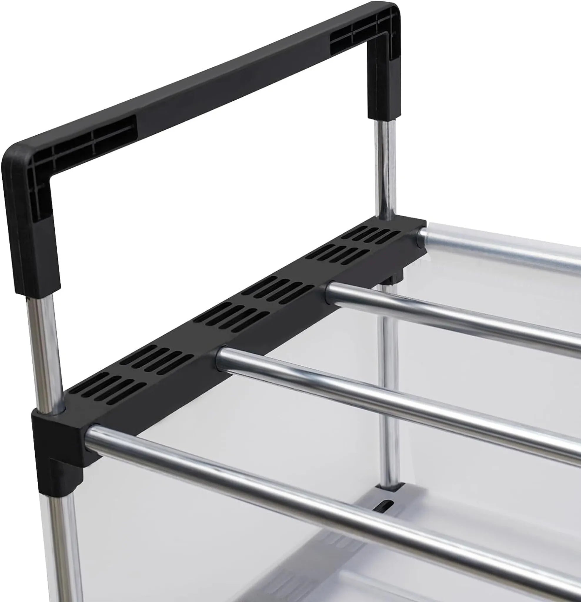 Raft pliabil pentru pantofi cu 5 niveluri, organizator incaltaminte pentru hol si dressing