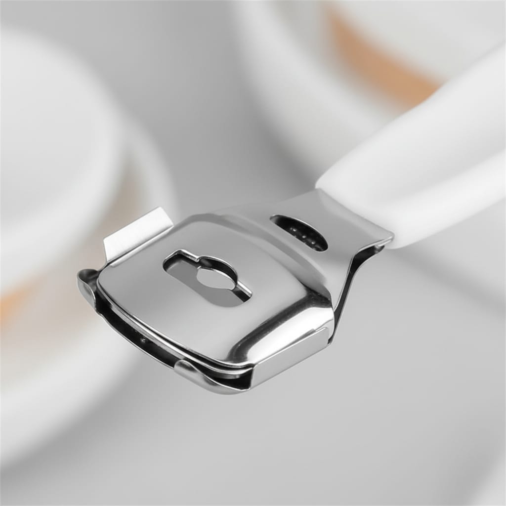 Aparat de Curățat Călcâie Metalic 14 cm cu Lame Rezerve Incluse 4
