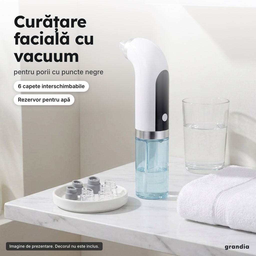 Aparat de curățare facială cu vacuum – Curățare facială cu vacuum