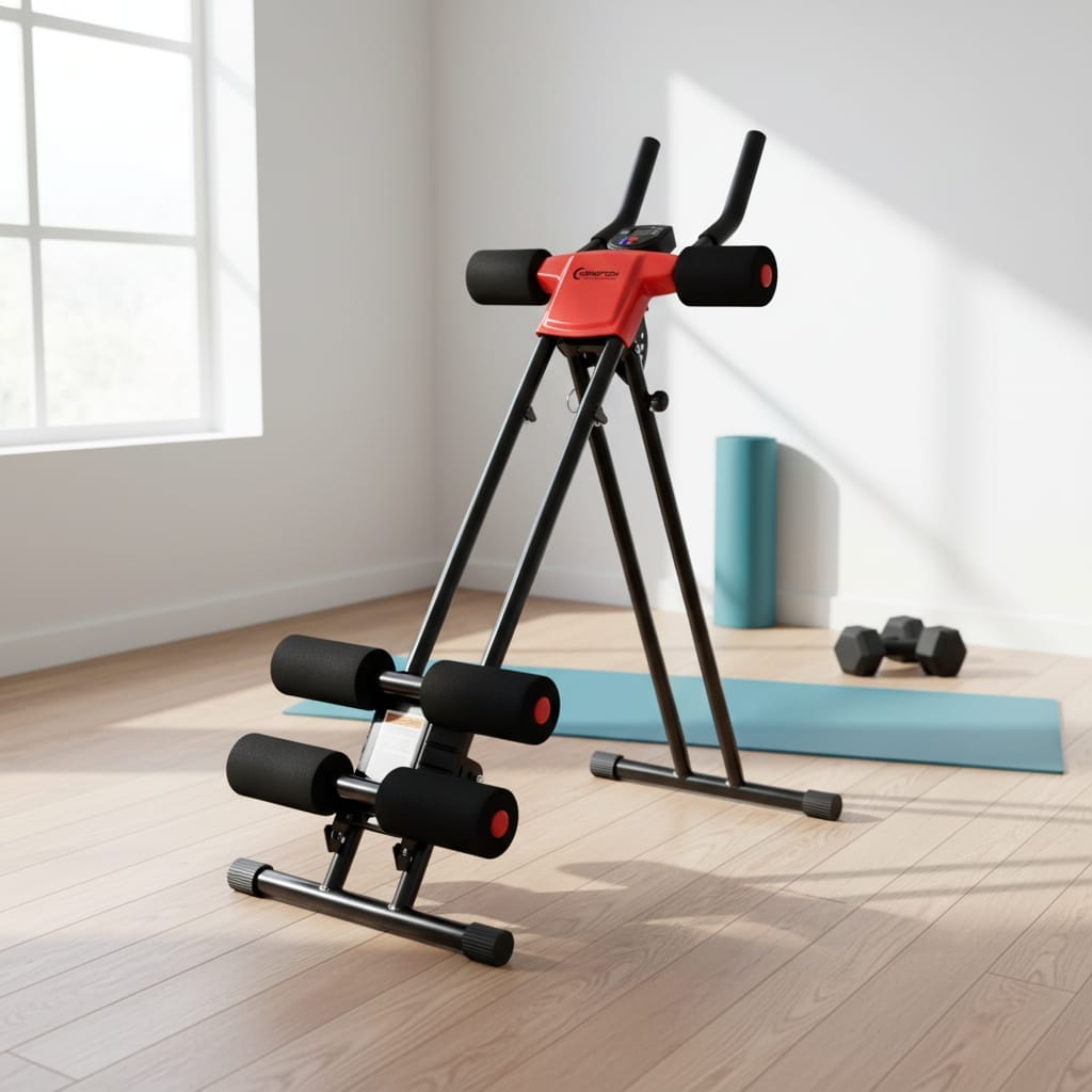 Aparat Vertical Fitness Abdomene, 5 Nivele Intensitate, Cadrul Metalic Stabil 4