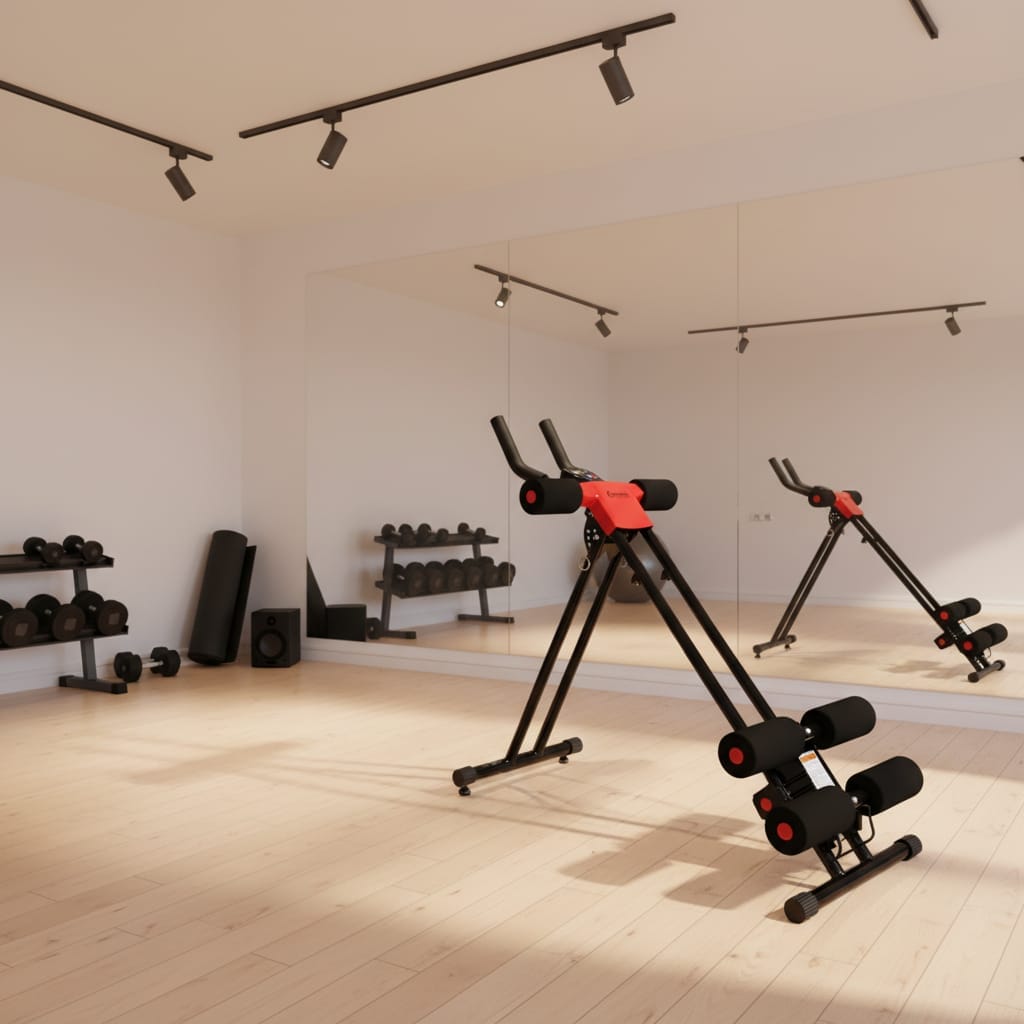 Aparat Vertical Fitness Abdomene, 5 Nivele Intensitate, Cadrul Metalic Stabil 6