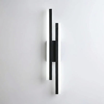 Aplica LED 24W neagra, pentru perete si tavan, design minimalist, echivalent 150W 1