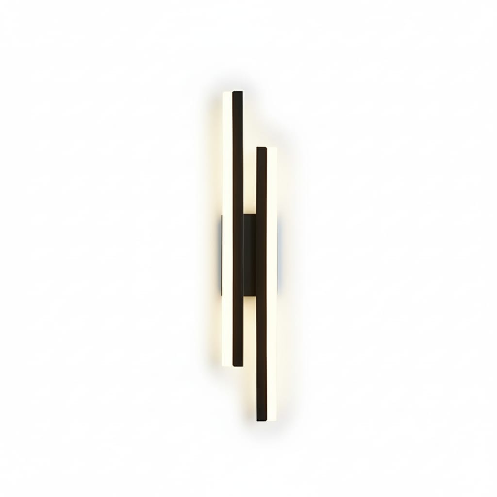 Aplica LED 24W neagra, pentru perete si tavan, design minimalist, echivalent 150W 2