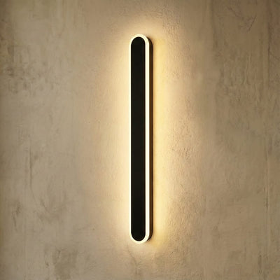 Aplica LED 48W neagra, 60cm, pentru perete, design minimalist, echivalent 300W 1